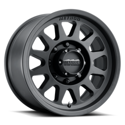 Method MR704 HD 17x9 18mm Offset 8x180 130.81mm CB Matte Black Wheel