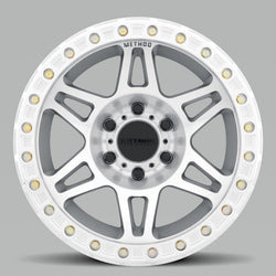 Method MR106 Beadlock 17x9 -44mm Offset 5x5 71.5mm CB Machined/Clear Coat w/BH-H24125 Wheel