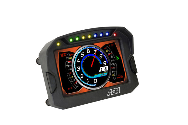 AEM CD-5LG Carbon Logging Digital Dash Display w/ Internal 10Hz GPS & Antenna
