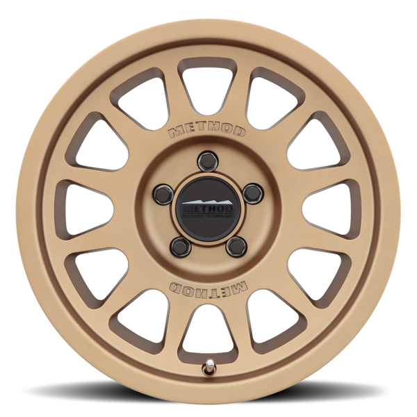 Method MR703 17x8.5 +25mm Offset 5x5 71.5mm CB Method Bronze Wheel