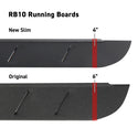 Go Rhino RB10 Slim Running Boards - Universal 87in. - Tex. Blk