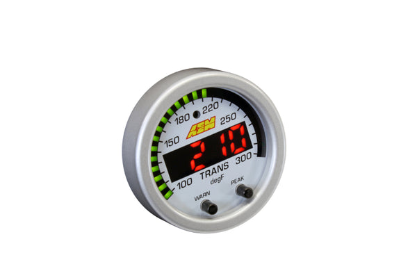 AEM X-Series Temperature 100-300F Gauge Kit (ONLY Black Bezel and Water Temp. Faceplate)