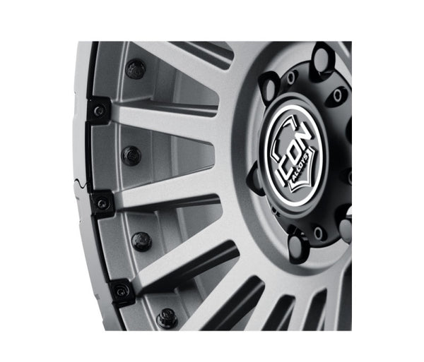 ICON Recon Pro 17x8.5 6x5.5 0mm Offset 4.75in BS 106.1mm Bore Charcoal Wheel