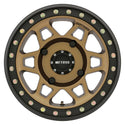 Method MR405 UTV Beadlock 15x7 5+2/38mm Offset 4x156 132mm CB Method Bronze Wheel - Matte Black Ring