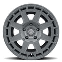ICON Compass 17x8.5 6x5.5 0mm Offset 4.75in BS Satin Black Wheel
