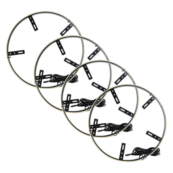 ORACLE Lighting LED Illuminated Wheel Rings - 16.5in PLASMA White