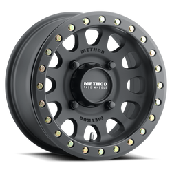 Method MR401 UTV Beadlock 15x7 / 5+2/38mm Offset / 4x136 / 106mm CB Matte Black Wheel