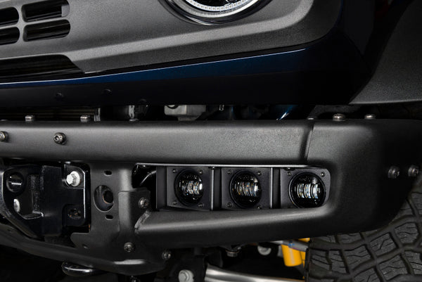 ORACLE Lighting 21-22 Ford Bronco Triple LED Fog Light Kit for Steel Bumper - White