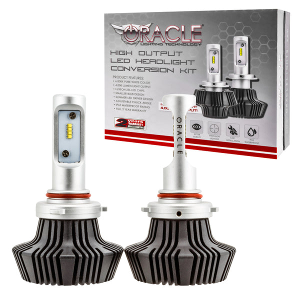 Oracle 9005 4000 Lumen LED Headlight Bulbs (Pair) - 6000K NO RETURNS