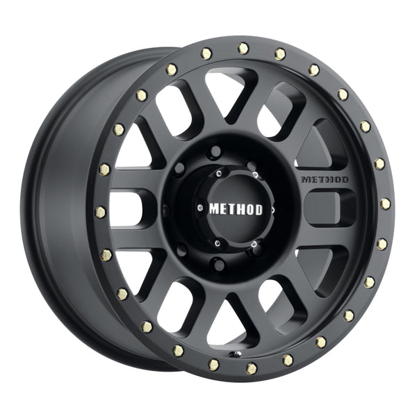 Method MR309 Grid 18x9 0mm Offset 8x180 130.81mm CB Matte Black Wheel