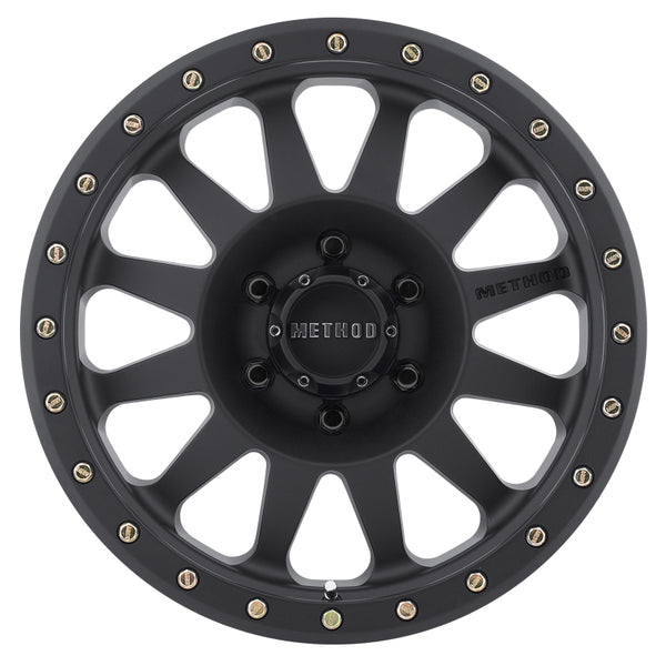 Method MR304 Double Standard 15x8 -24mm Offset 6x5.5 108mm CB Matte Black Wheel