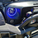 Oracle 7in High Powered LED Headlights - Black Bezel - ColorSHIFT No Controller NO RETURNS