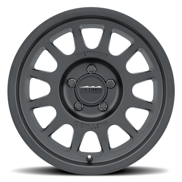 Method MR703 17x8.5 0mm Offset 5x150 110.5mm CB Matte Black Wheel