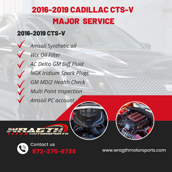 2016-2019 Cadillac CTS-V Major Service