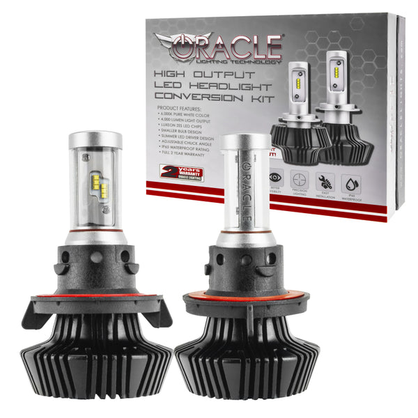 Oracle H13 4000 Lumen LED Headlight Bulbs (Pair) - 6000K
