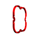 KC HiLiTES FLEX ERA 4 Color Bezel Ring Red (ea)