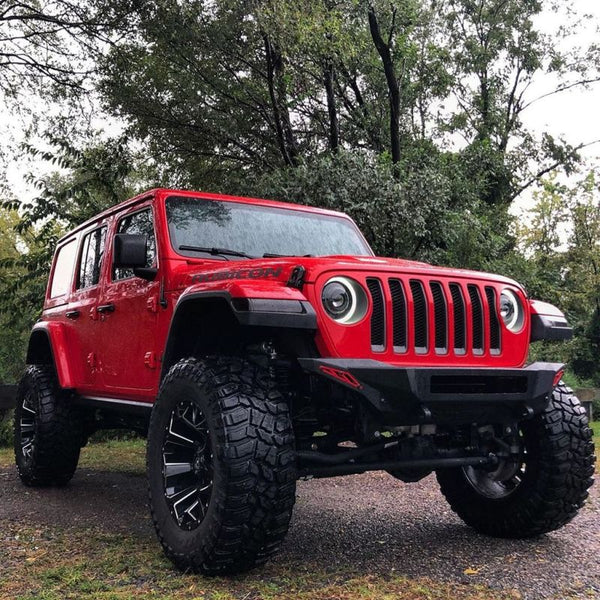 Oracle Jeep Wrangler JL Oculus Bi-LED Projector Headlights- Graphite Metallic - 5500K NO RETURNS