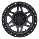 Method MR312 17x9 -12mm Offset 6x5.5 106.25mm CB Matte Black Wheel