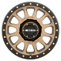 Method MR305 NV HD 18x9 +18mm Offset 8x6.5 130.81mm CB Method Bronze/Black Street Loc Wheel