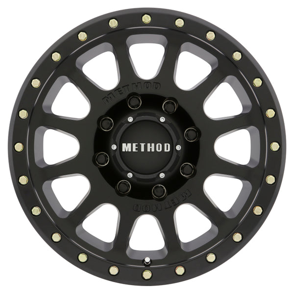 Method MR305 NV HD 17x8.5 0mm Offset 8x6.5 130.81mm CB Matte Black Wheel