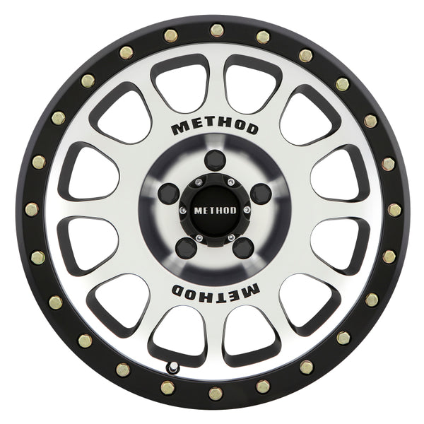 Method MR305 NV 16x8 0mm Offset 5x4.5 83mm CB Machined/Black Street Loc Wheel