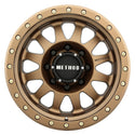 Method MR304 Double Standard 17x8.5 0mm Offset 8x170 130.81mm CB Method Bronze Wheel