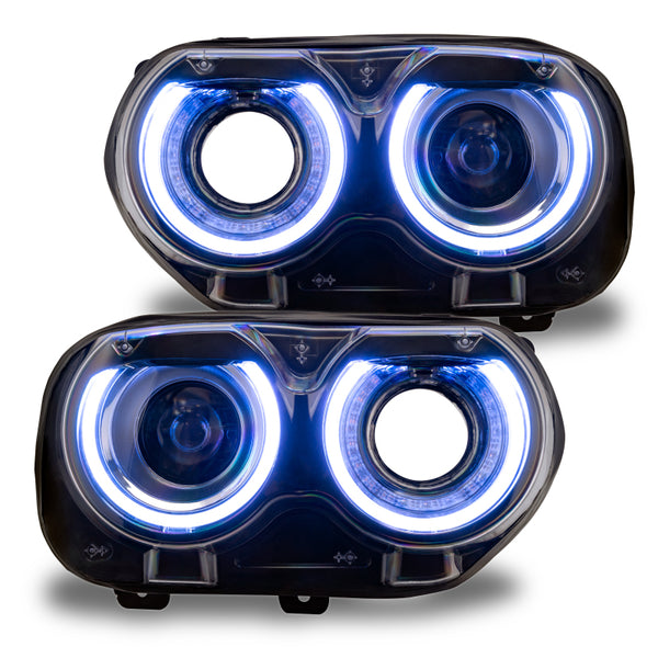 Oracle 15-21 Dodge Challenger RGB+W Headlight DRL Upgrade Kit - ColorSHIFT+W
