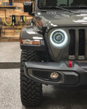 Oracle Jeep JL/Gladiator JT Oculus Bi-LED Projector Headlights - Amber/White Switchback NO RETURNS