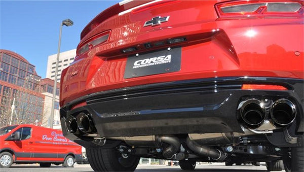Corsa 2016 Chevrolet Camaro SS 6.2L V8 2.75in Black Xtreme Axle-Back Exhaust