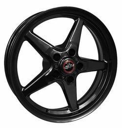 Race Star 92 Drag Star 17x4.50 5x4.75bc 2.25bs Direct Drill Gloss Black Wheel