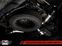 AWE Tuning 20-21 Jeep Gladiator JT 3.6L Tread Edition Cat-Back Dual Exhaust - Diamond Black Tip