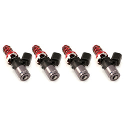 Injector Dynamics 2600-XDS Injectors - 48mm Length - 11mm Top - WRX Bottom Adapter (Set of 4)