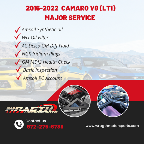 2016-2022 Camaro (V8) Major Service