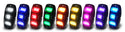 Oracle Underbody  RGB+W Wheel Well Rock Light Kit - 4 PCS - ColorSHIFT