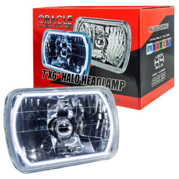 Oracle Pre-Installed Lights 7x6 IN. Sealed Beam - White Halo SEE WARRANTY