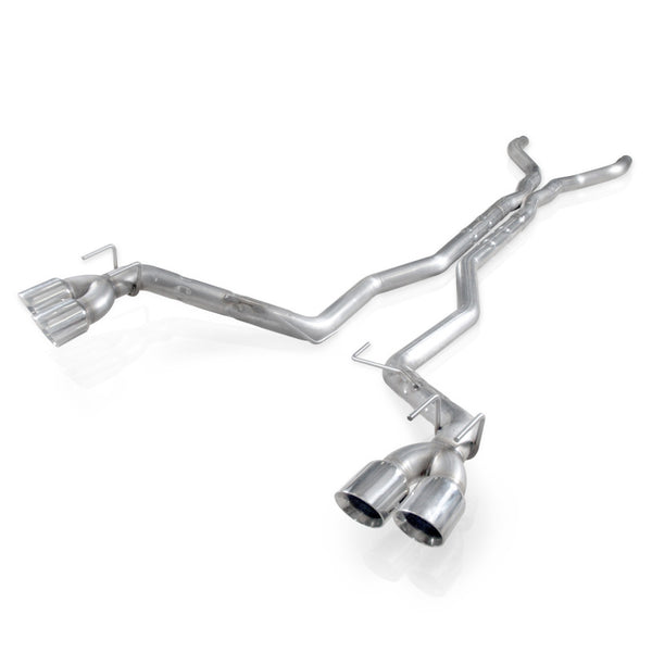 Stainless Works 2012-15 Camaro ZL1 6.2L 3in Catback Dual Chambered Exhaust X-Pipe Quad Tips