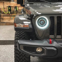 Oracle Jeep Wrangler JL Oculus Bi-LED Projector Headlights- Graphite Metallic - 5500K NO RETURNS