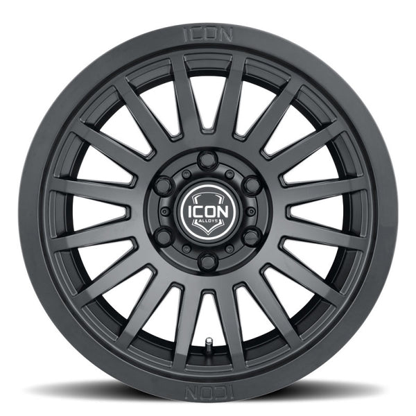 ICON Recon SLX 17x8.5 6x5.5 BP 0mm Offset 4.75in BS 106.1mm Bore Satin Black Wheel