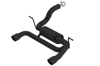 Borla 18-19 Jeep Wrangler JL/JLU 2.0L 4Cyl 2DR/4DR Axle Back Exhaust S-Type w/ 3.5in Tips - Black