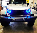 Oracle 7in High Powered LED Headlights - Black Bezel - ColorSHIFT No Controller SEE WARRANTY