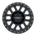 Method MR309 Grid 17x8.5 0mm Offset 8x6.5 130.81mm CB Matte Black Wheel