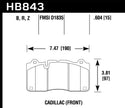 Hawk 2018 Chevrolet Camaro ZL1 HPS 5.0 Front Brake Pads