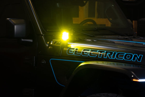 DV8 Offroad 3in Elite Series LED Amber Pod Light