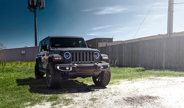 Oracle Jeep Wrangler JL/JT 7in. High Powered LED Headlights (Pair) - ColorSHIFT w/ BC1 Controller