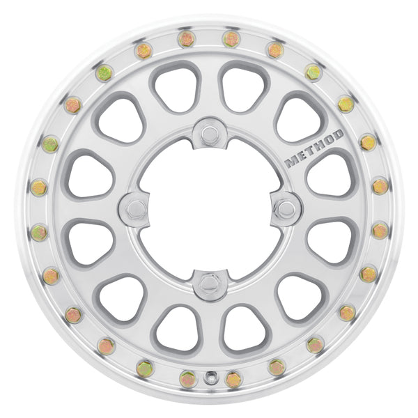 Method MR401-R UTV Beadlock 15x5 / 5+0/43mm Offset / 4x136 / 106mm CB Machined - Raw Wheel